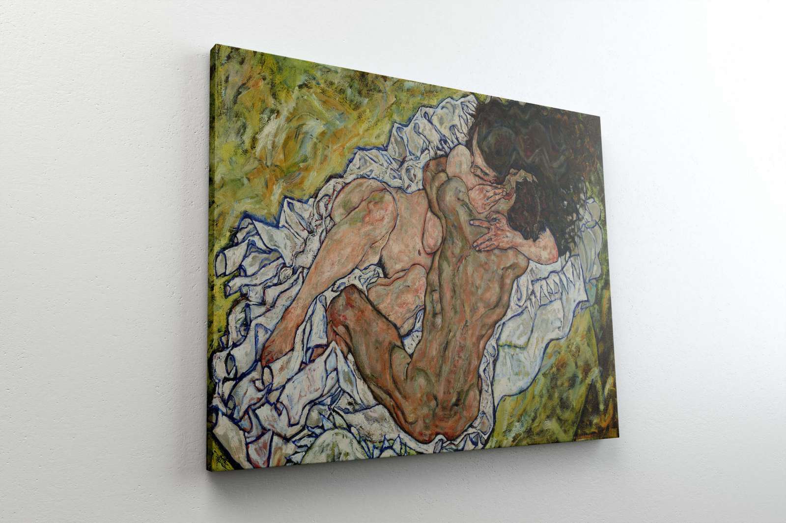 Reprodukcija „Apsikabinimas“, Egon Schiele (1917)