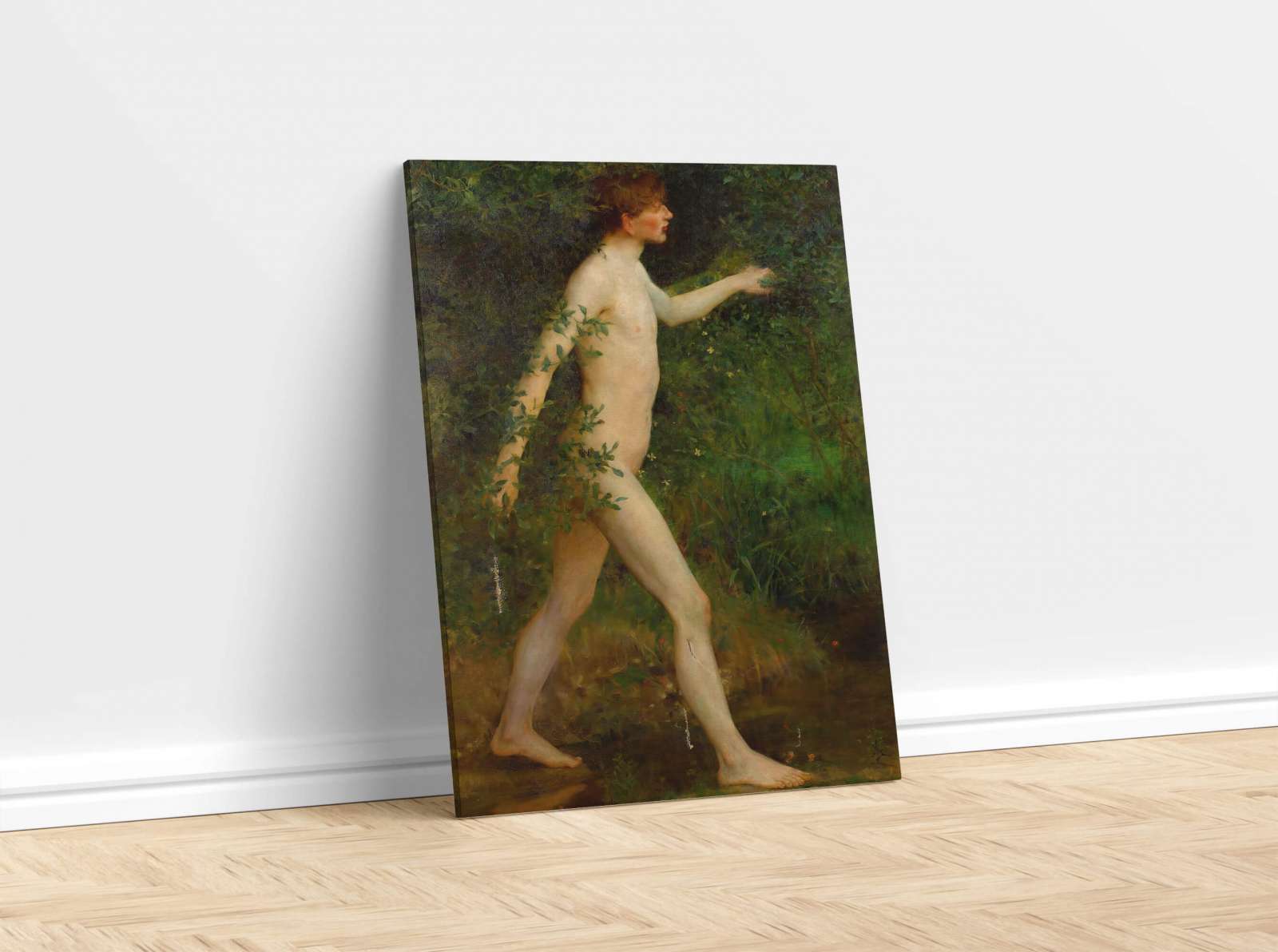 Reprodukcija „Miško mauduolis“, Henry Scott Tuke