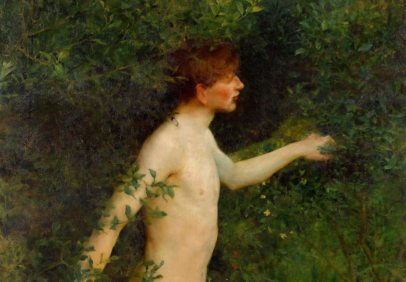 Reprodukcija „Miško mauduolis“, Henry Scott Tuke