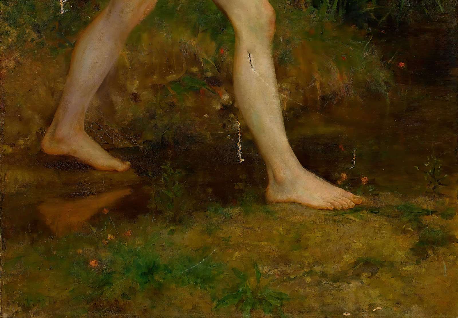 Reprodukcija „Miško mauduolis“, Henry Scott Tuke