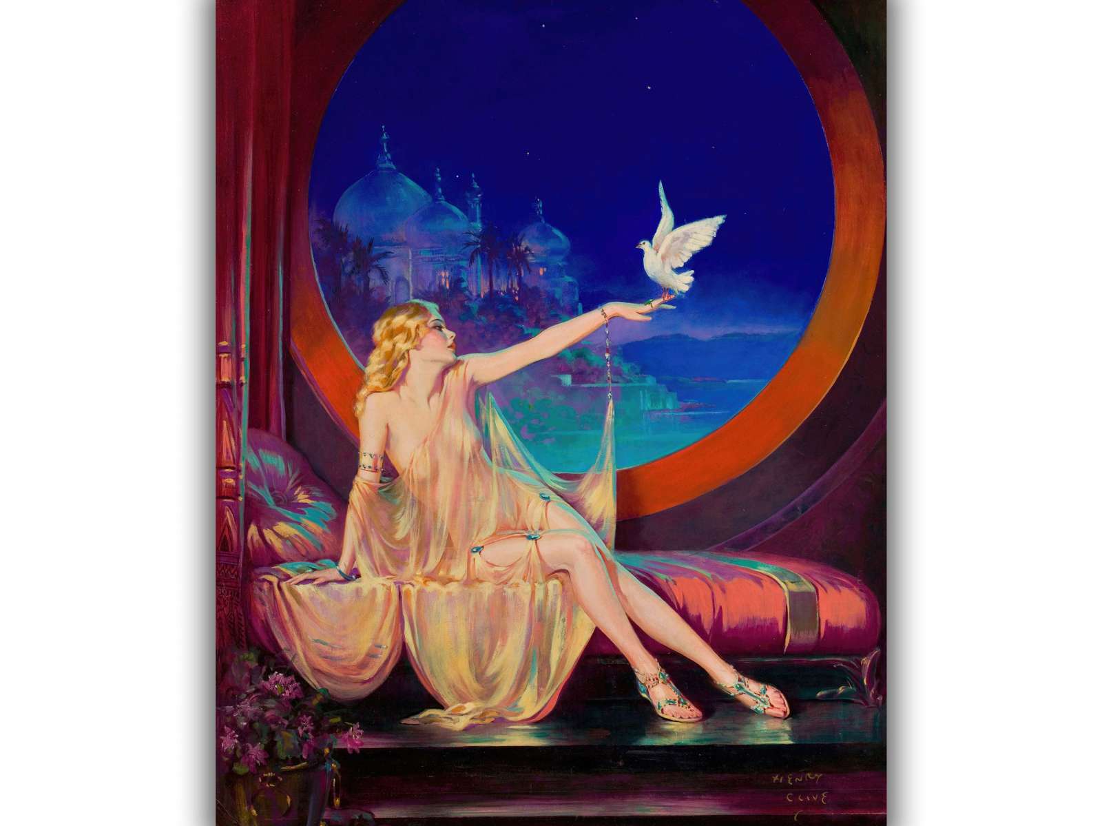 Reprodukcija „Sultana“, Henry Clive (1925)