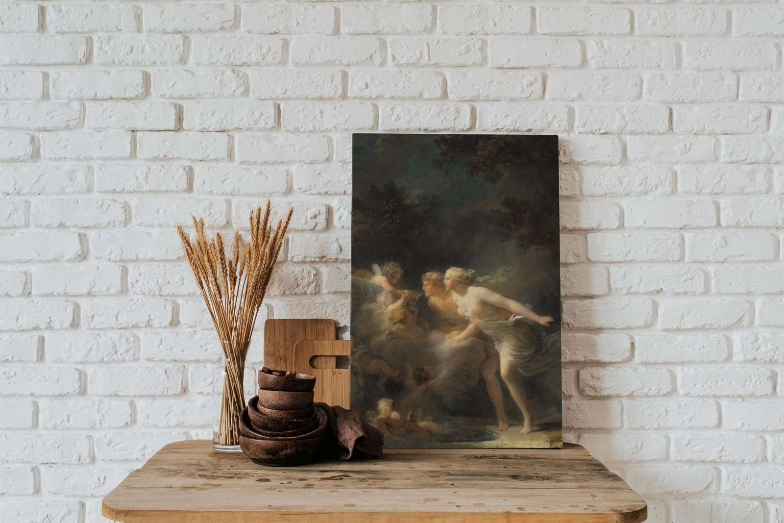 Reprodukcija „Meilės fontanas“, Jean Honoré Fragonard (1785)