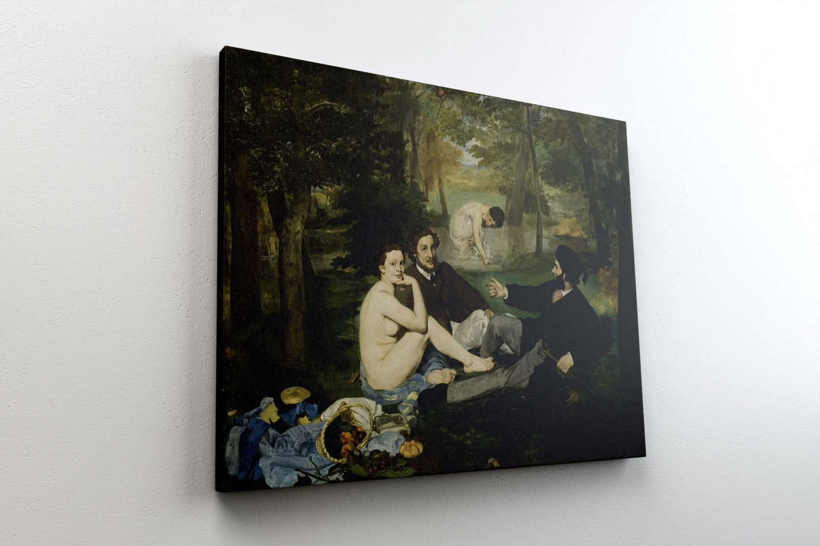 Reprodukcija „Pietūs ant žolės“, Édouard Manet (1863)