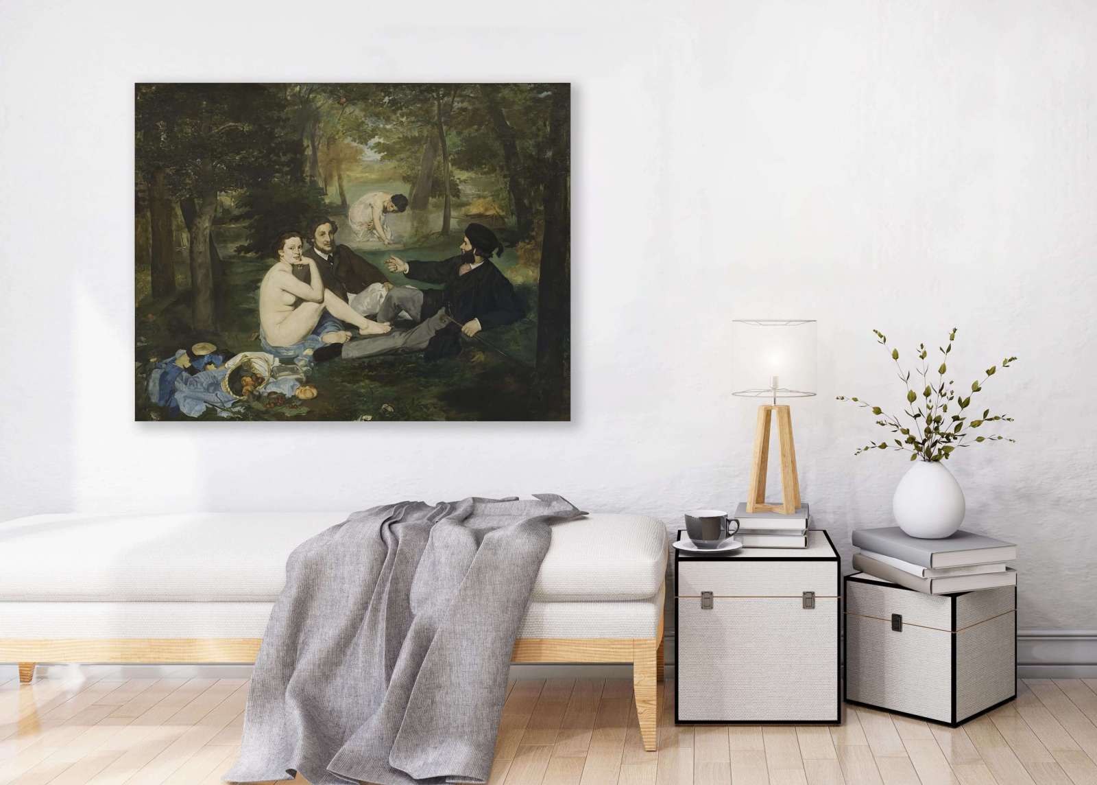 Reprodukcija „Pietūs ant žolės“, Édouard Manet (1863)