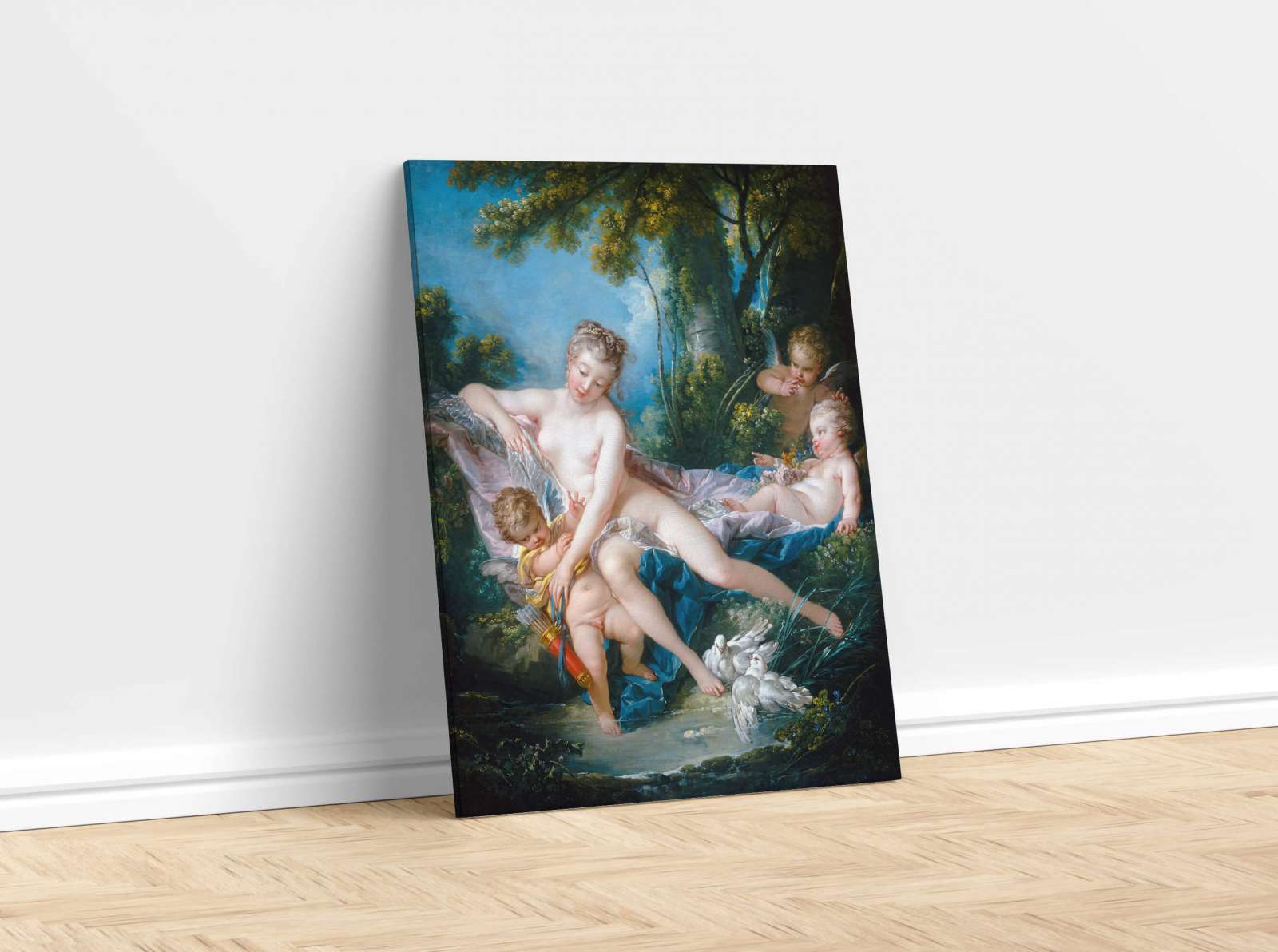 Reprodukcija „Paguodžianti Veneros meilė“, Francois Boucher (1751)