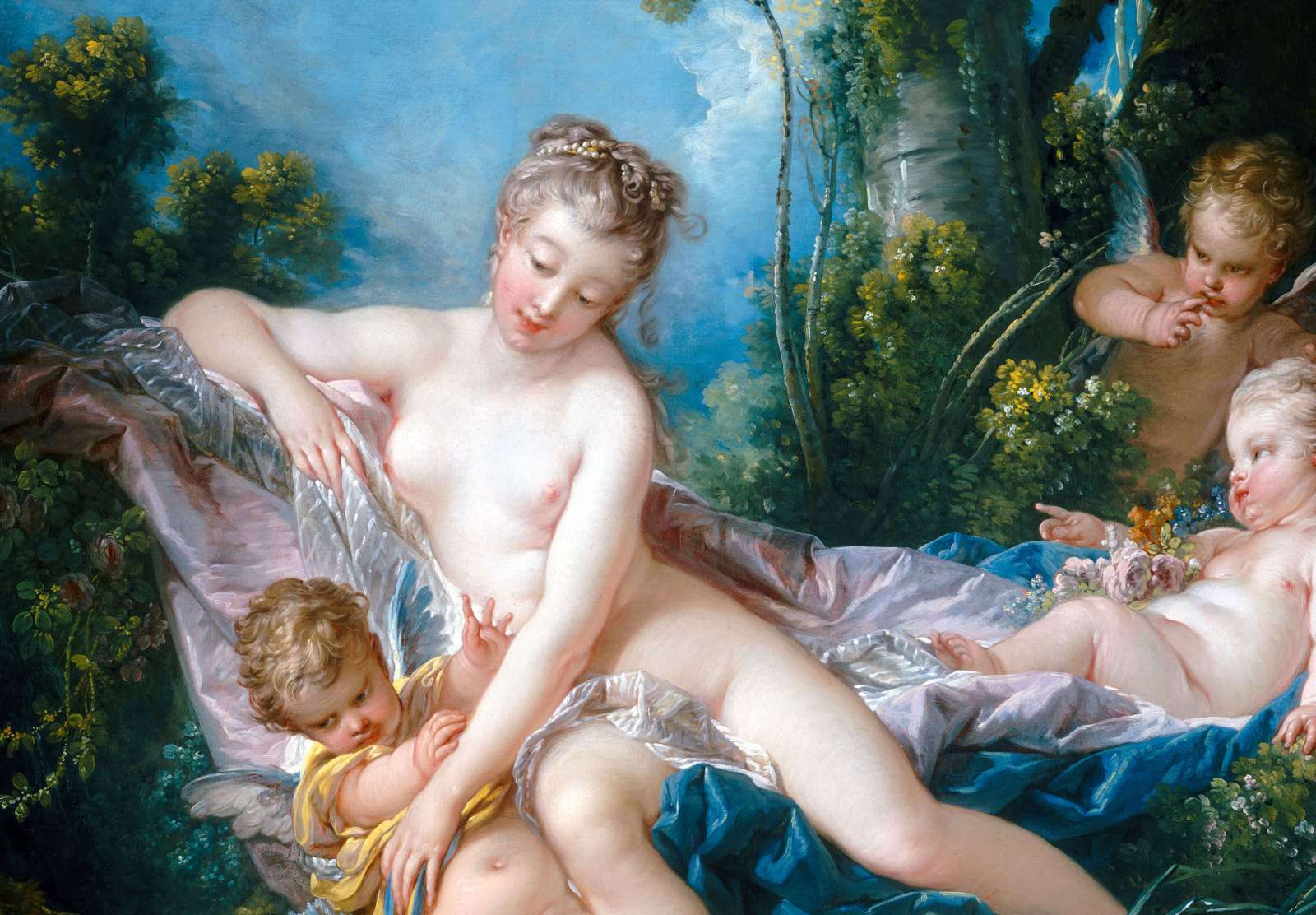 Reprodukcija „Paguodžianti Veneros meilė“, Francois Boucher (1751)