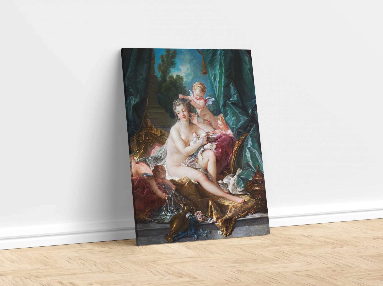 Reprodukcija „Veneros tualetas“, Francois Boucher (1751)