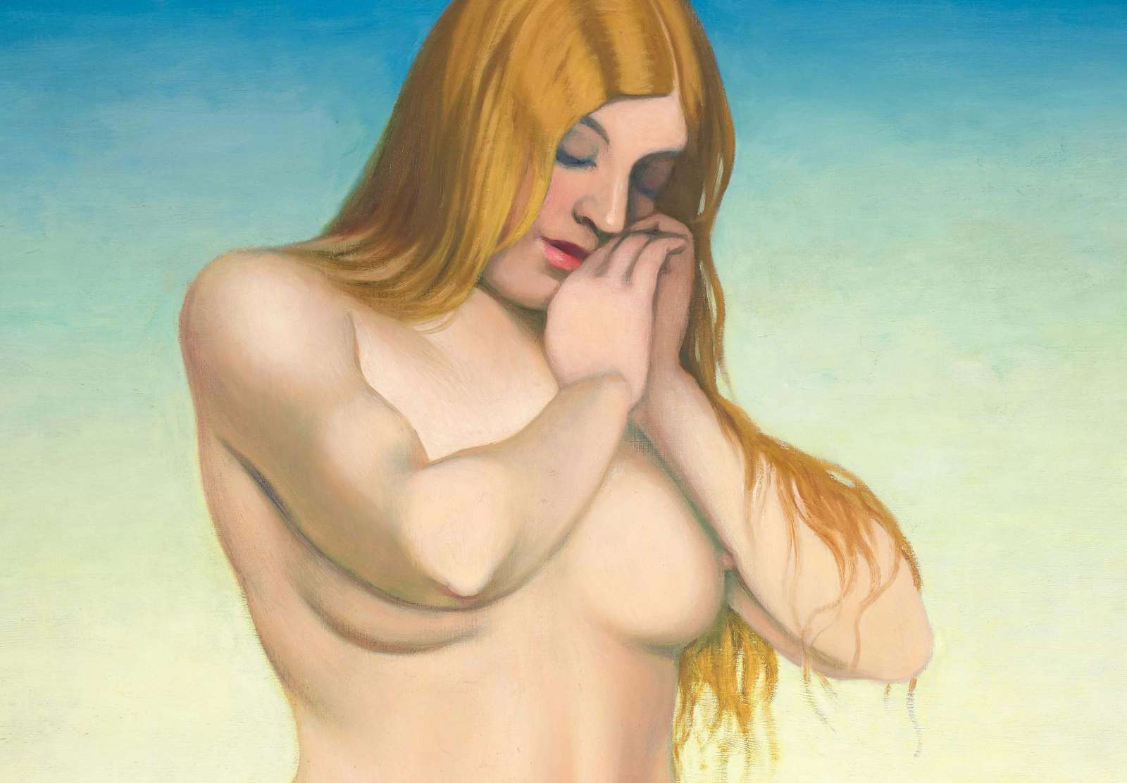 Reprodukcija „Nuoga blondinė“, Félix Vallotton (1921)