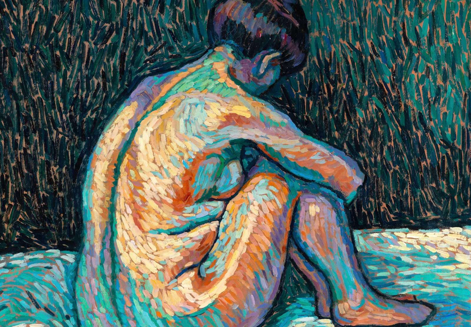Reprodukcija „Nuoga moteris iš nugaros“, Arthur Segal (1910)