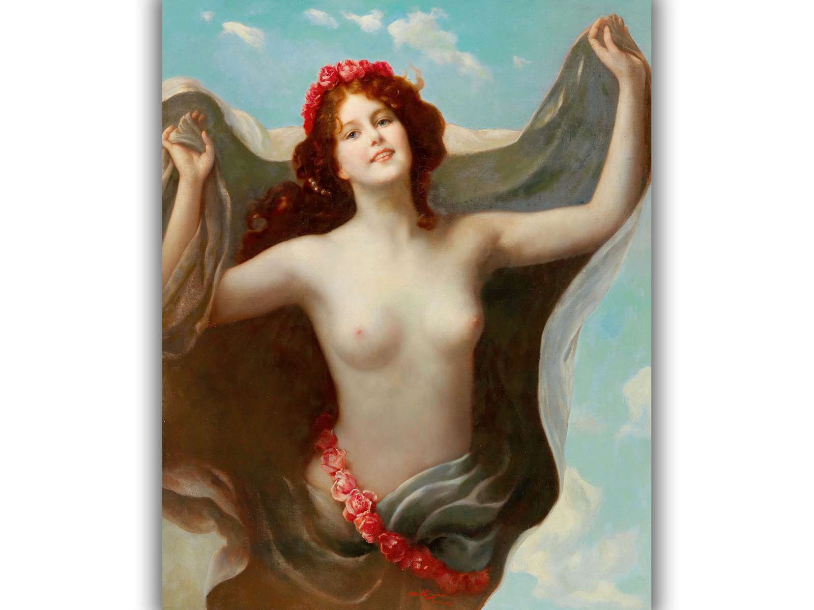 Reprodukcija „Afroditė“, Otto Lingner (1892)