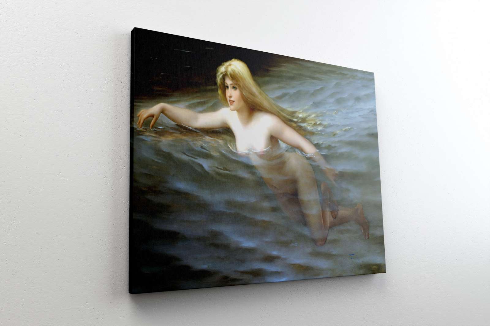 Reprodukcija „Jūros nimfa“, Luis Ricardo Falero (1892)
