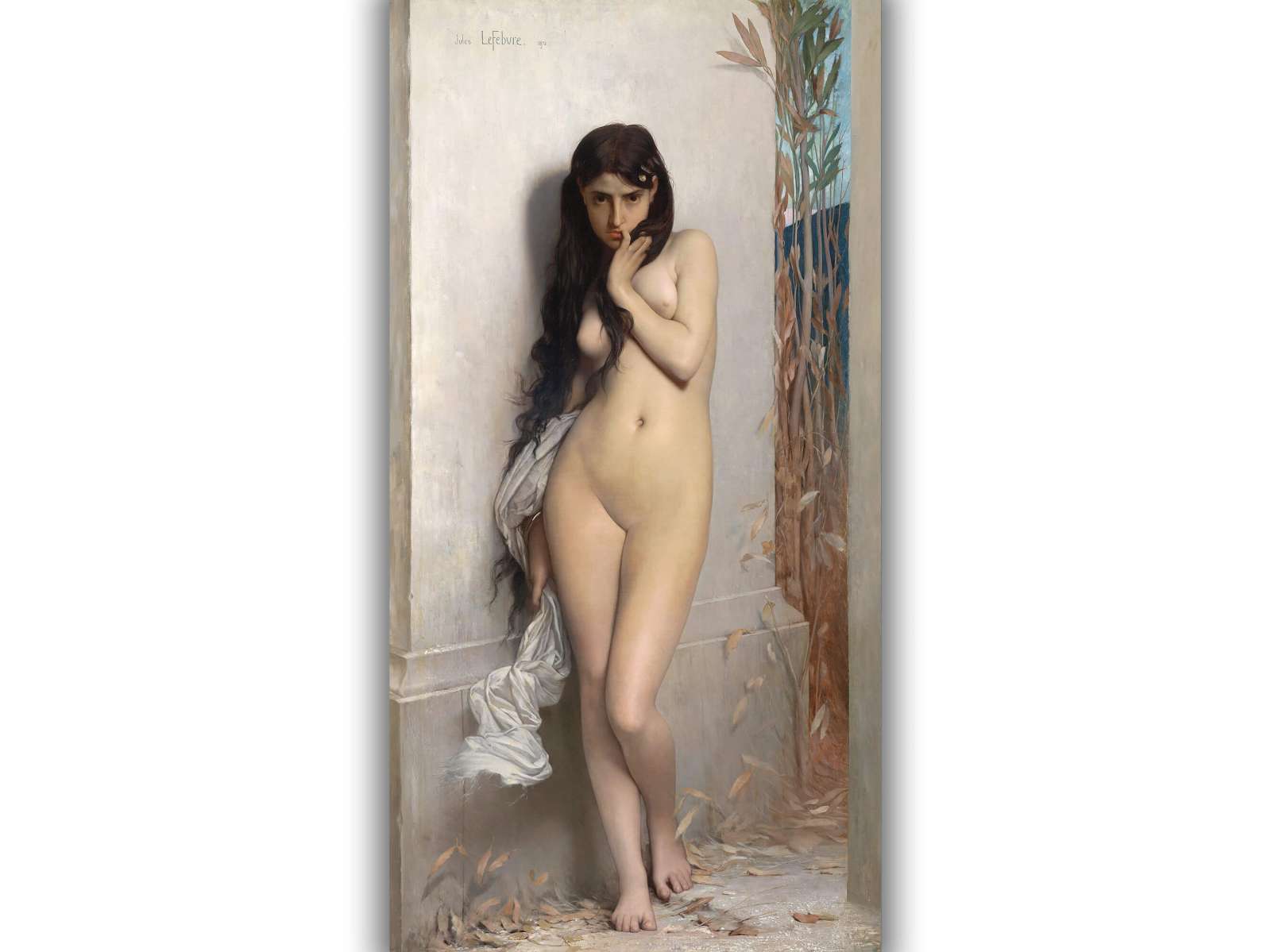 Reprodukcija „Žiogas“, Jules Lefebvre (1872)