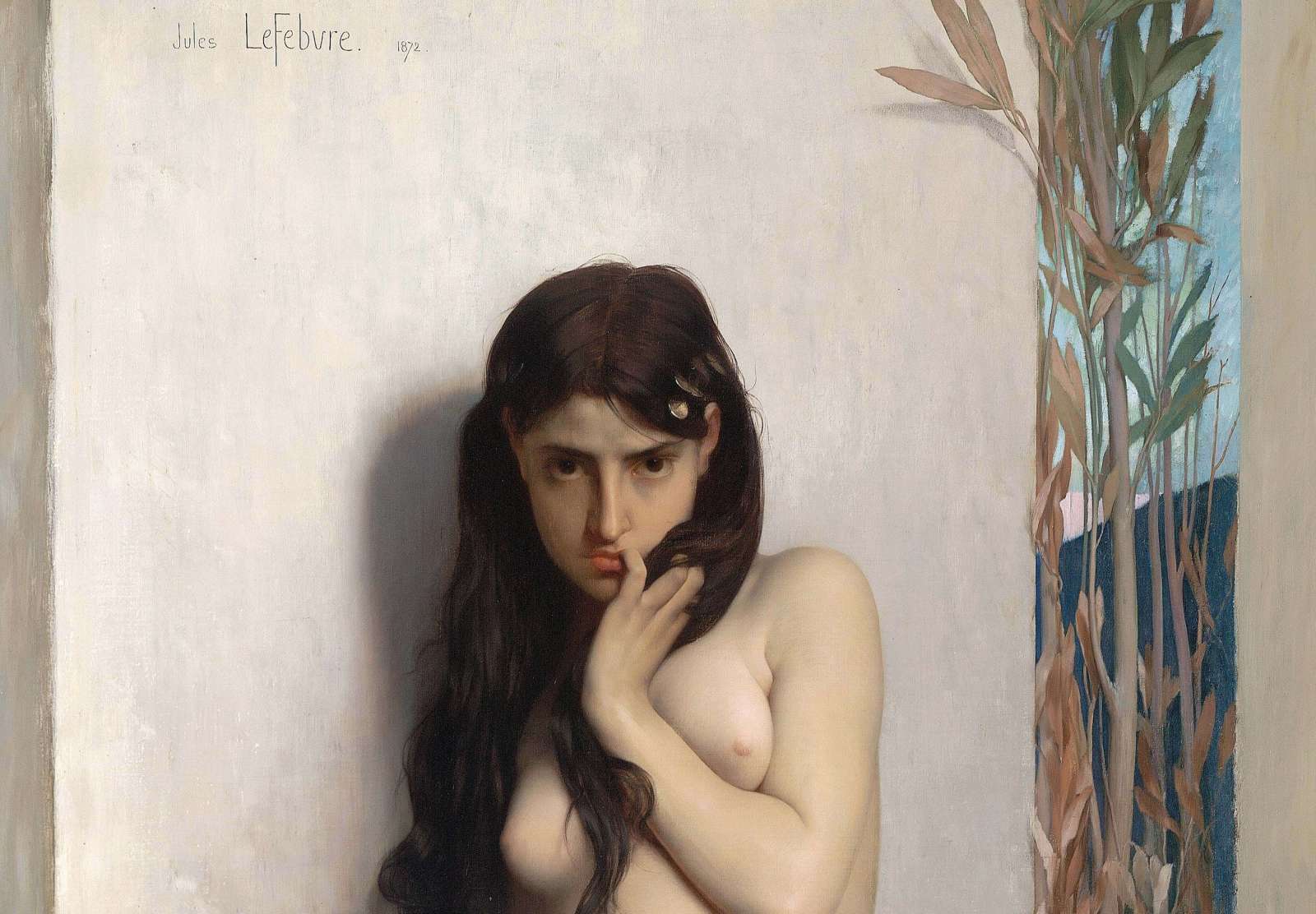 Reprodukcija „Žiogas“, Jules Lefebvre (1872)