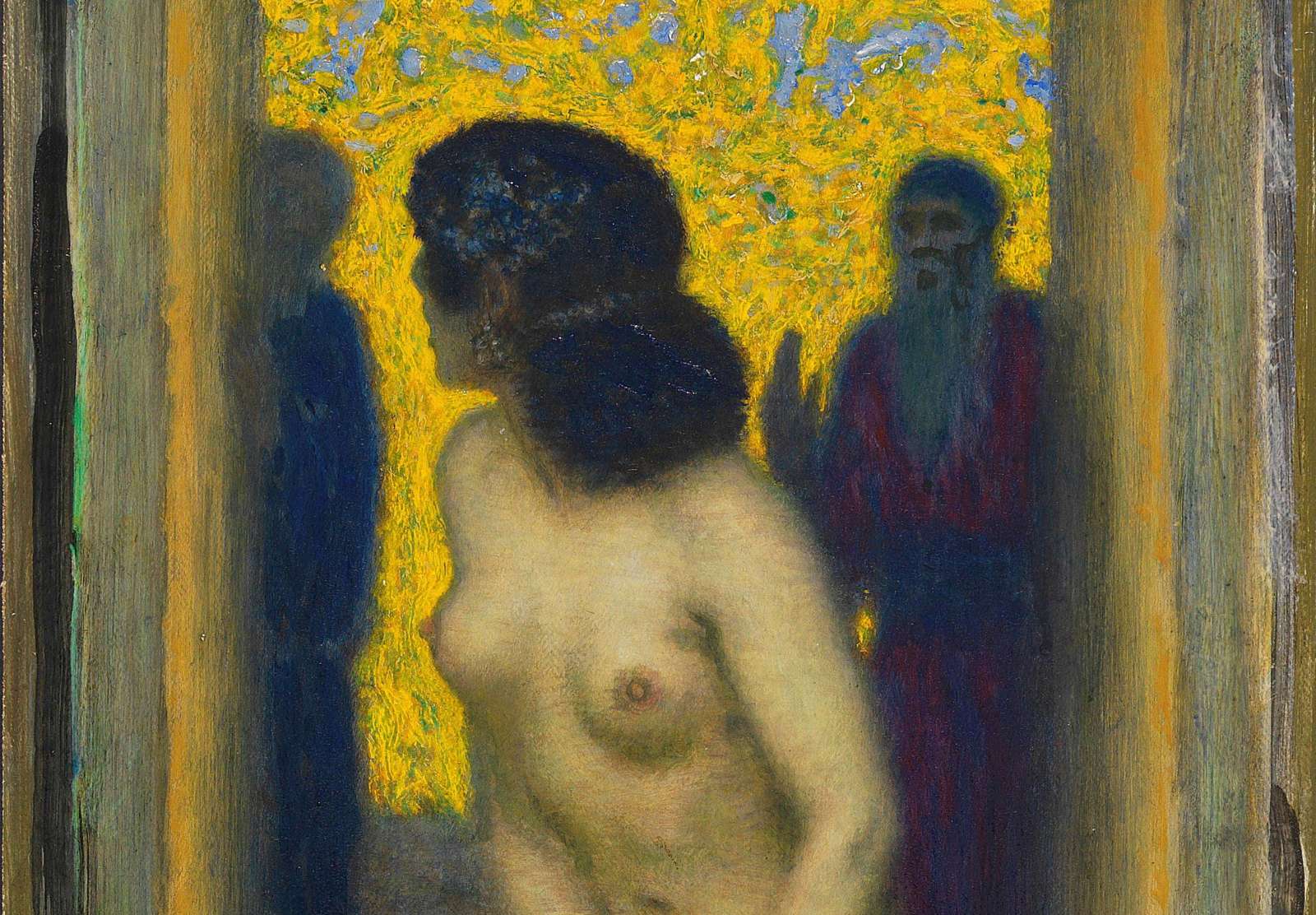 Reprodukcija „Besimaudanti Zuzana“, Franz von Stuck (1913)