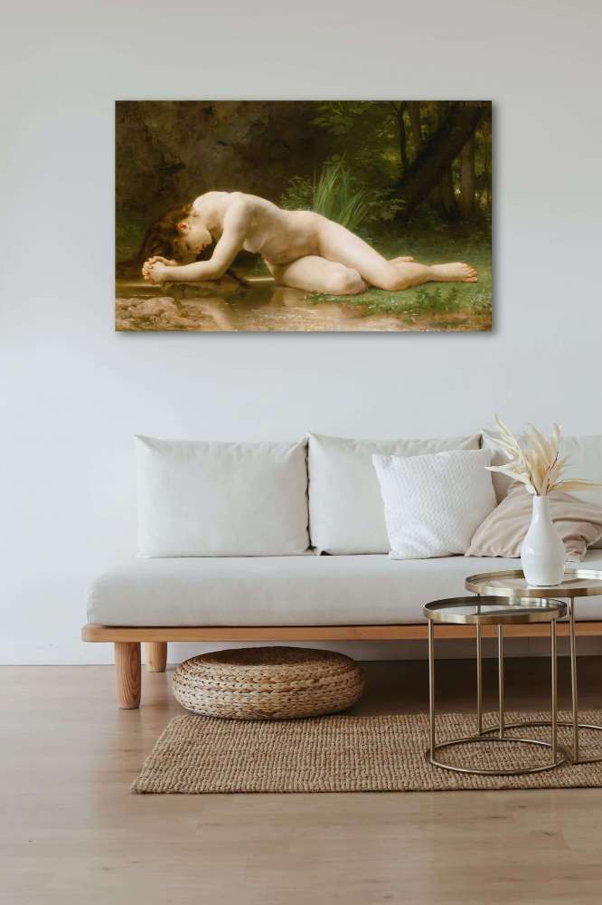 Reprodukcija „Biblis“, William Adolphe Bouguereau (1884)