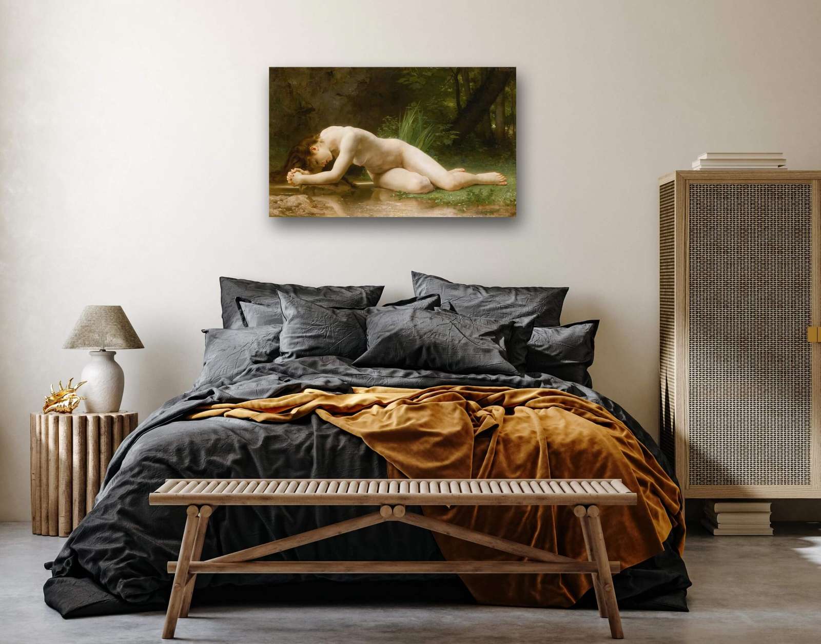 Reprodukcija „Biblis“, William Adolphe Bouguereau (1884)