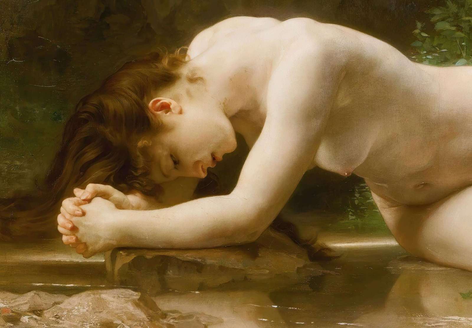 Reprodukcija „Biblis“, William Adolphe Bouguereau (1884)