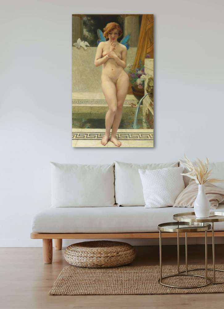 Reprodukcija „Psichė prie fontano“, Guillaume Seignac