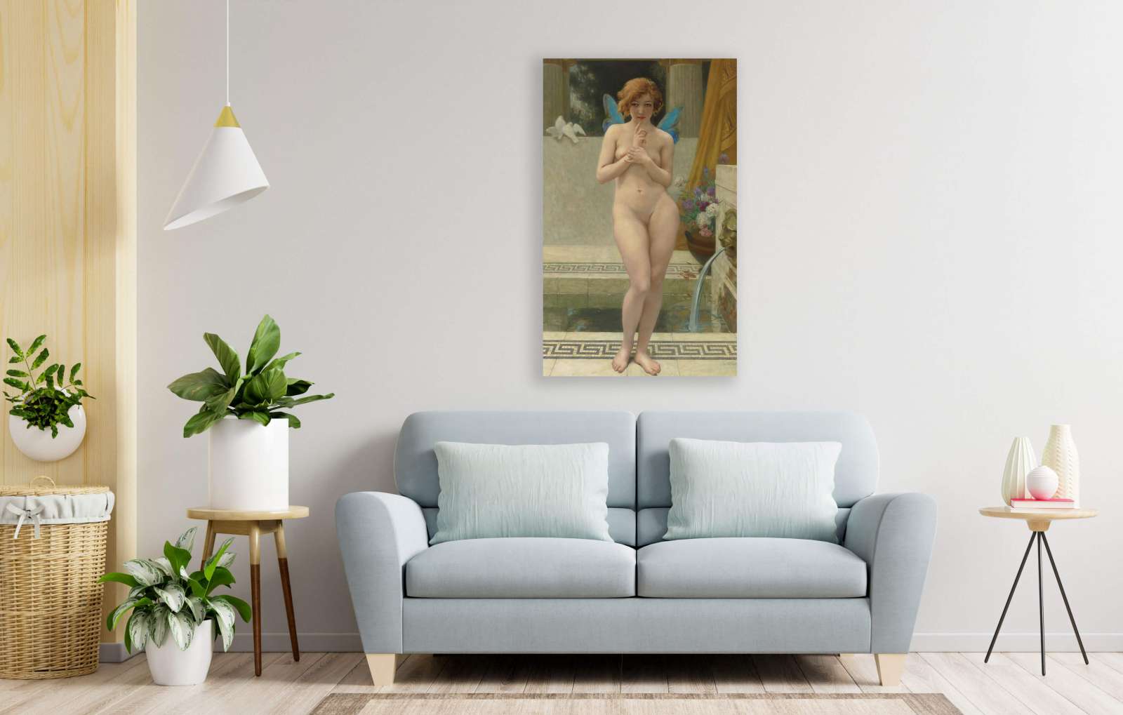 Reprodukcija „Psichė prie fontano“, Guillaume Seignac