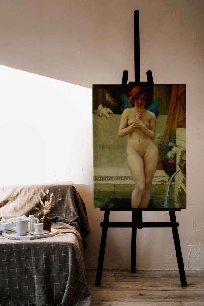 Reprodukcija „Psichė prie fontano“, Guillaume Seignac