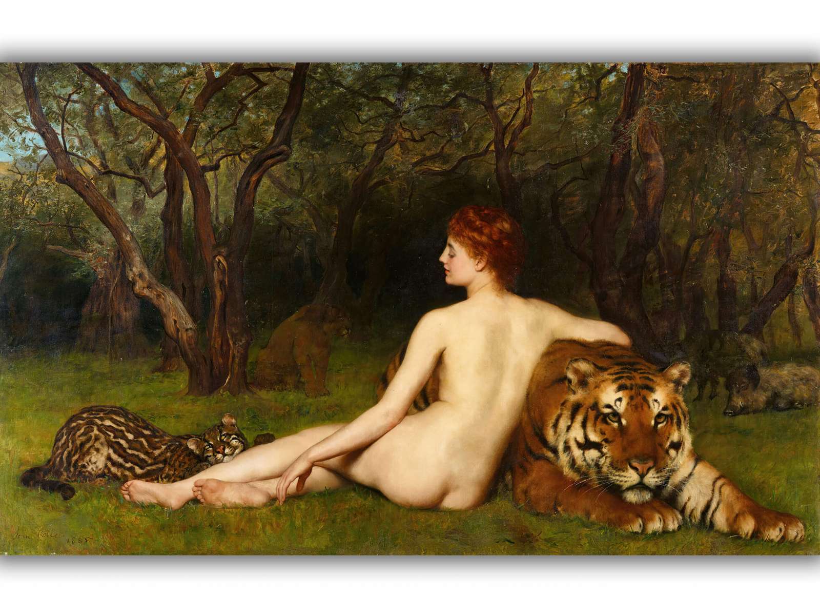 Reprodukcija „Kirkė“, John Collier