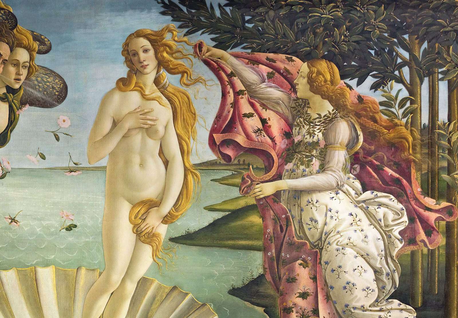 Reprodukcija „Veneros gimimas“, Sandro Botticelli (1485)