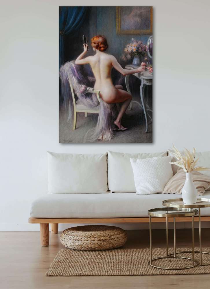 Reprodukcija „Nuoga prancūzė“, Delphin Enjolras