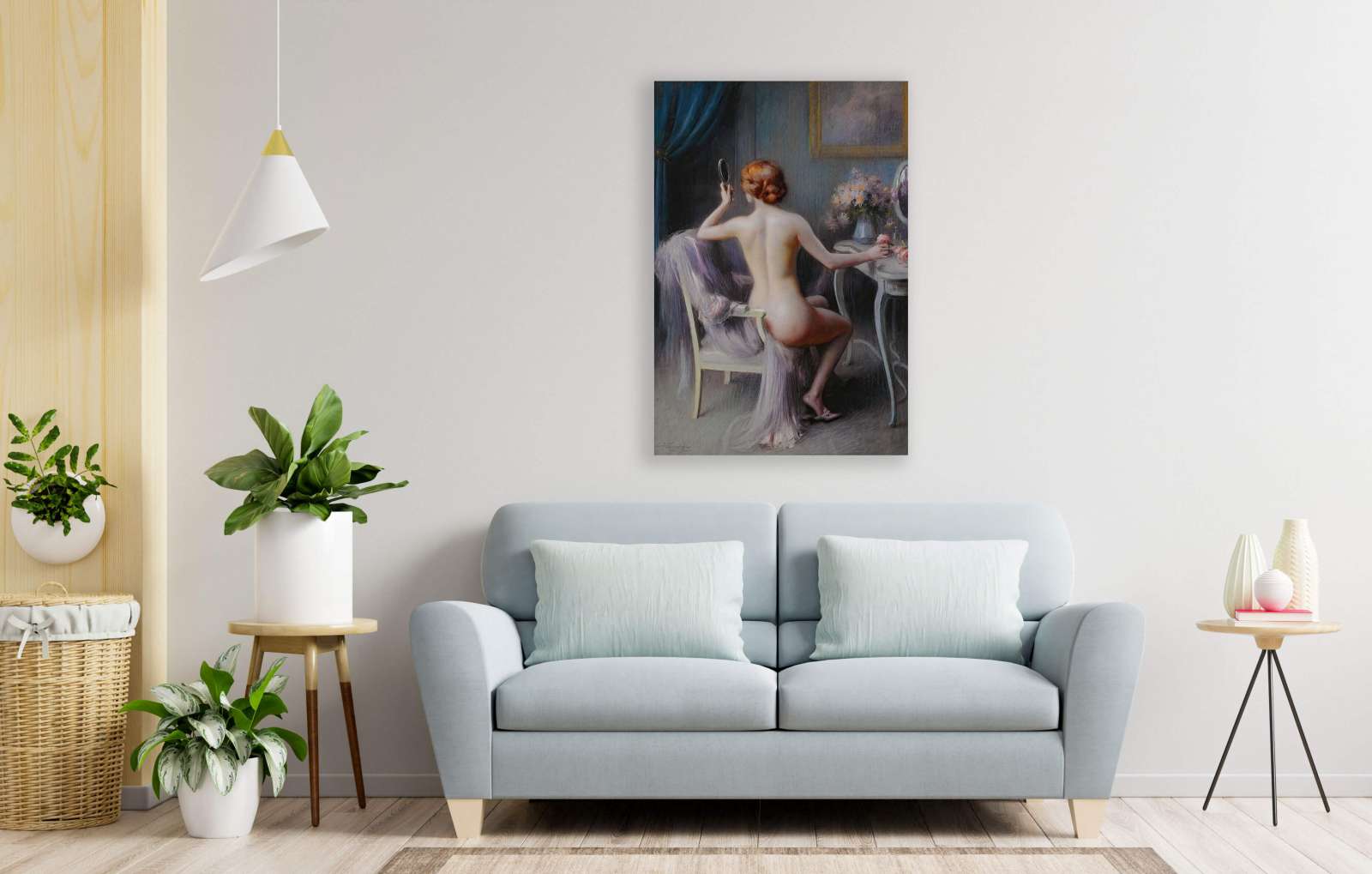 Reprodukcija „Nuoga prancūzė“, Delphin Enjolras