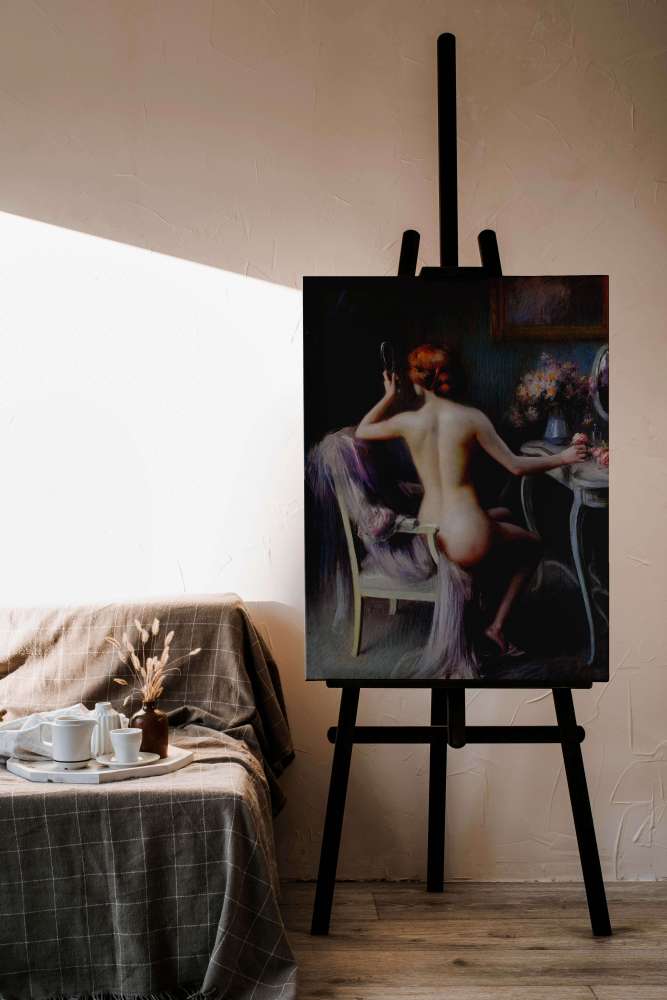 Reprodukcija „Nuoga prancūzė“, Delphin Enjolras