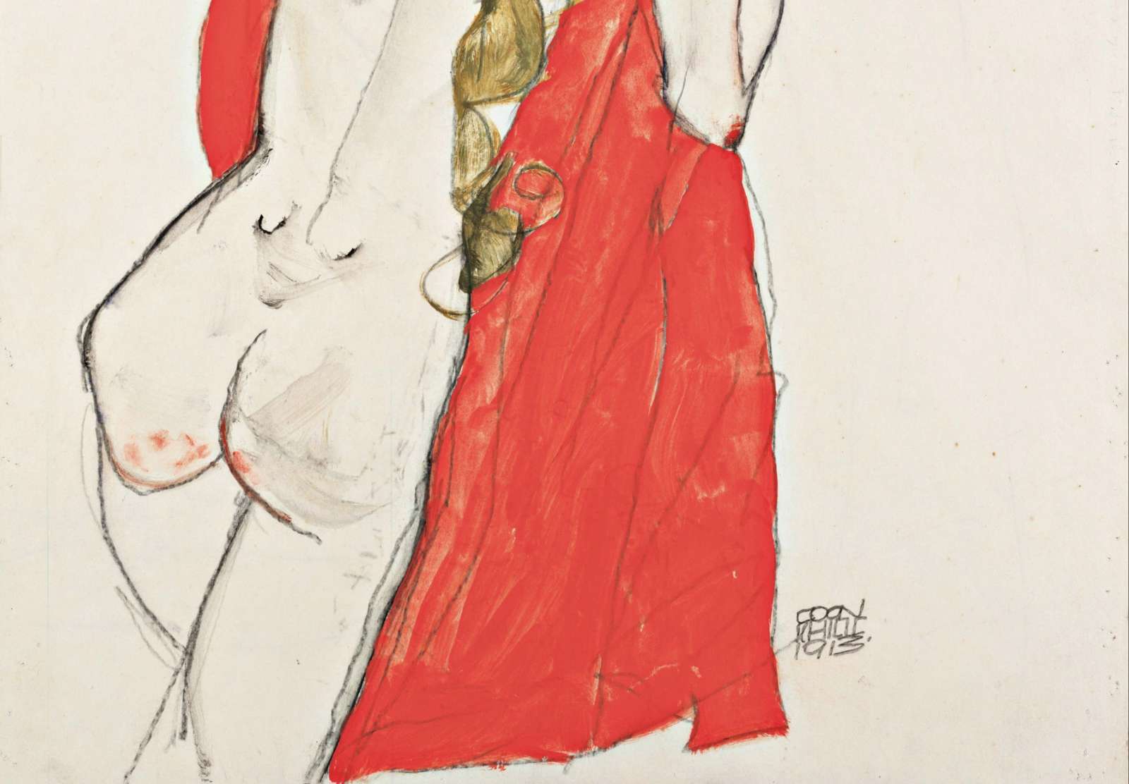 Reprodukcija „Mama ir dukra“, Egon Schiele (1913)