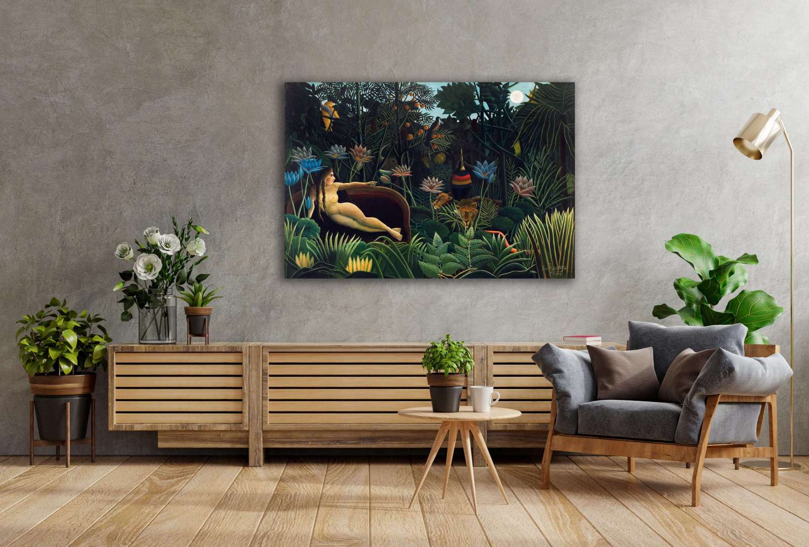 Reprodukcija „Sapnas“, Henri Rousseau