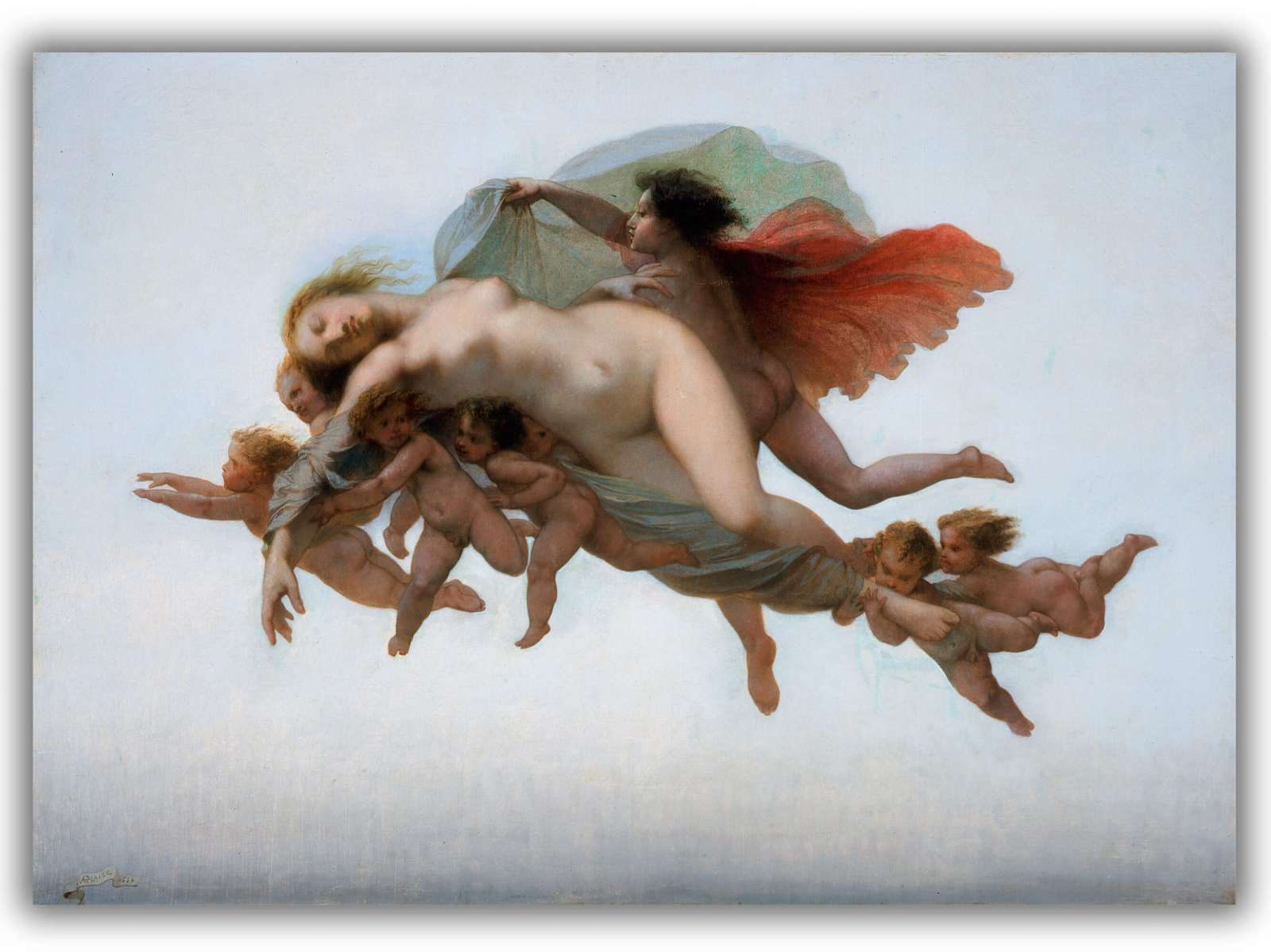 Reprodukcija „Psichė“, Auguste Barthélémy Glaize (1856)