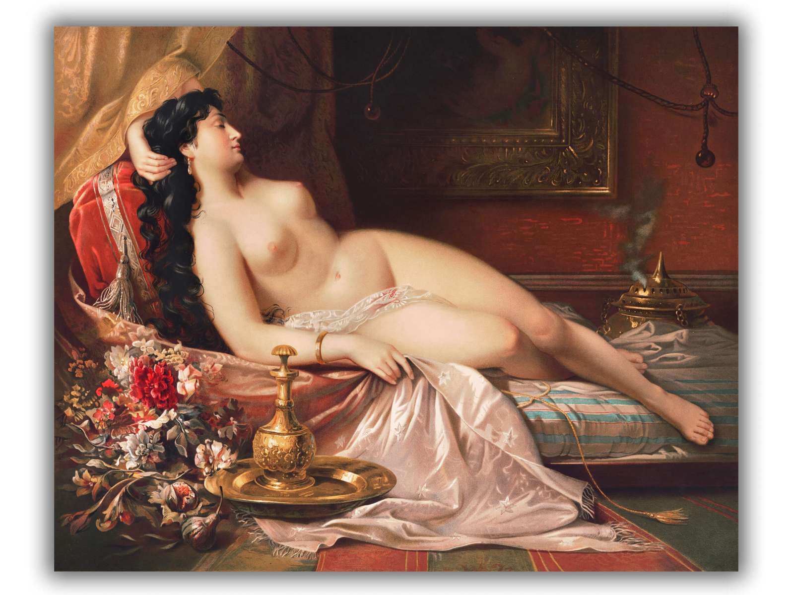 Reprodukcija „Jausminga miegančioji gražuolė“ (1873)