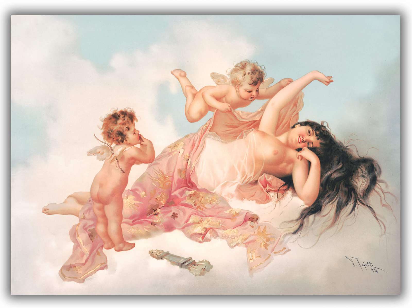 Reprodukcija „Meilės pabudimas“ (1894)