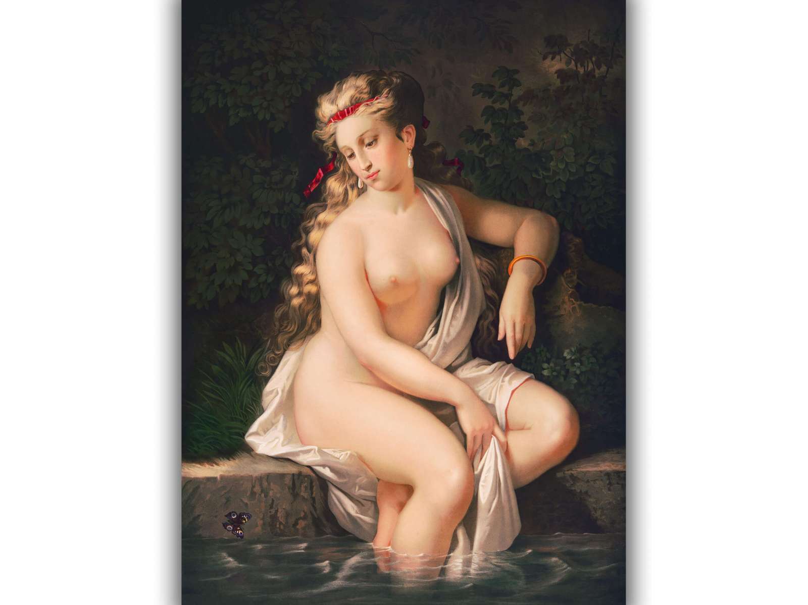 Reprodukcija „Ežero dama“, Sir Walter Scott (1870)