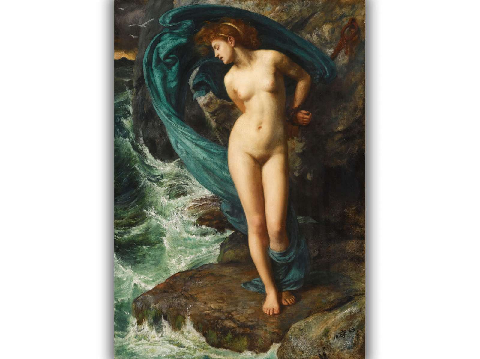 Reprodukcija „Andromeda“, Edward John Poynter (1869)