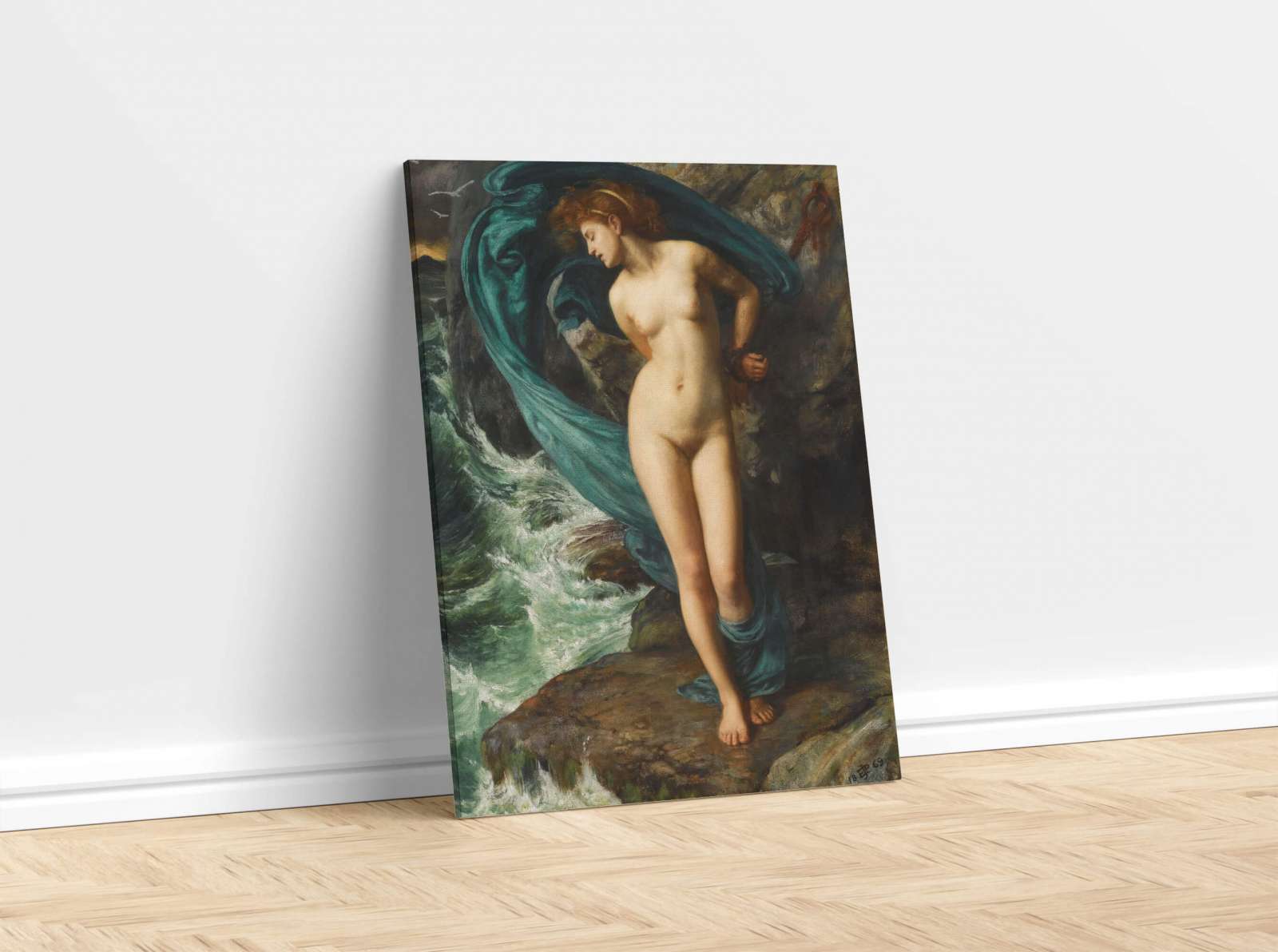 Reprodukcija „Andromeda“, Edward John Poynter (1869)