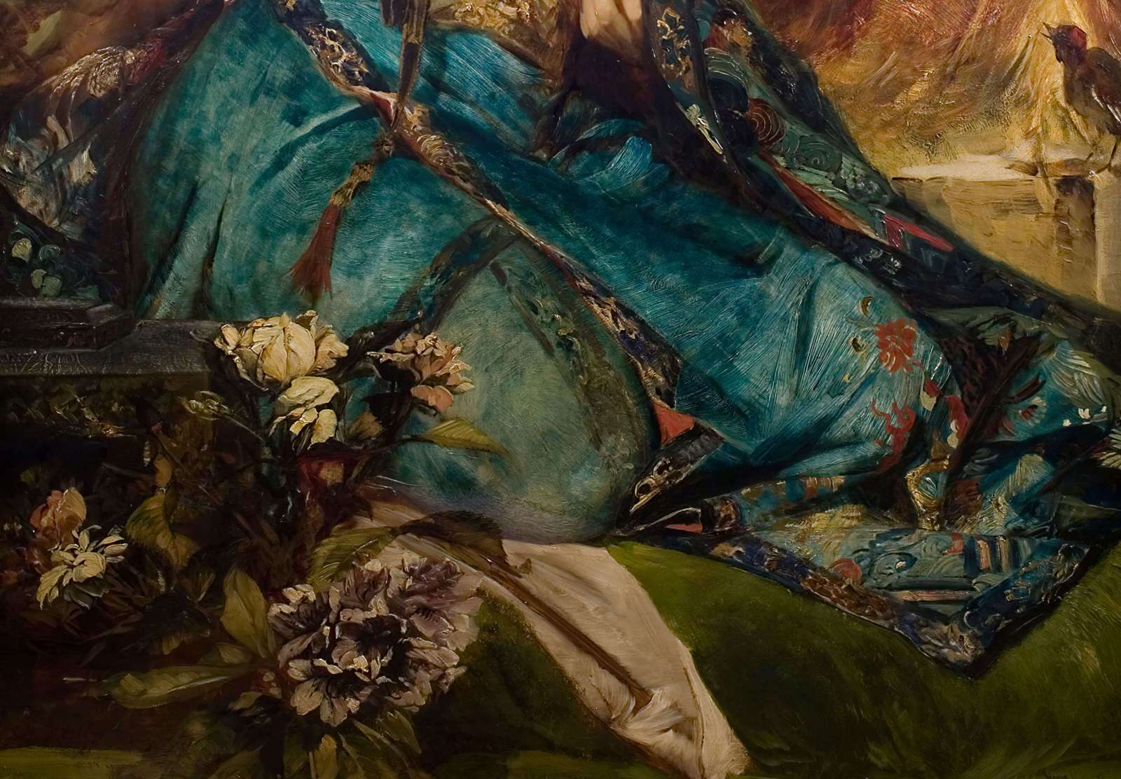 Reprodukcija „Japonė“, Hans Makart (1870)