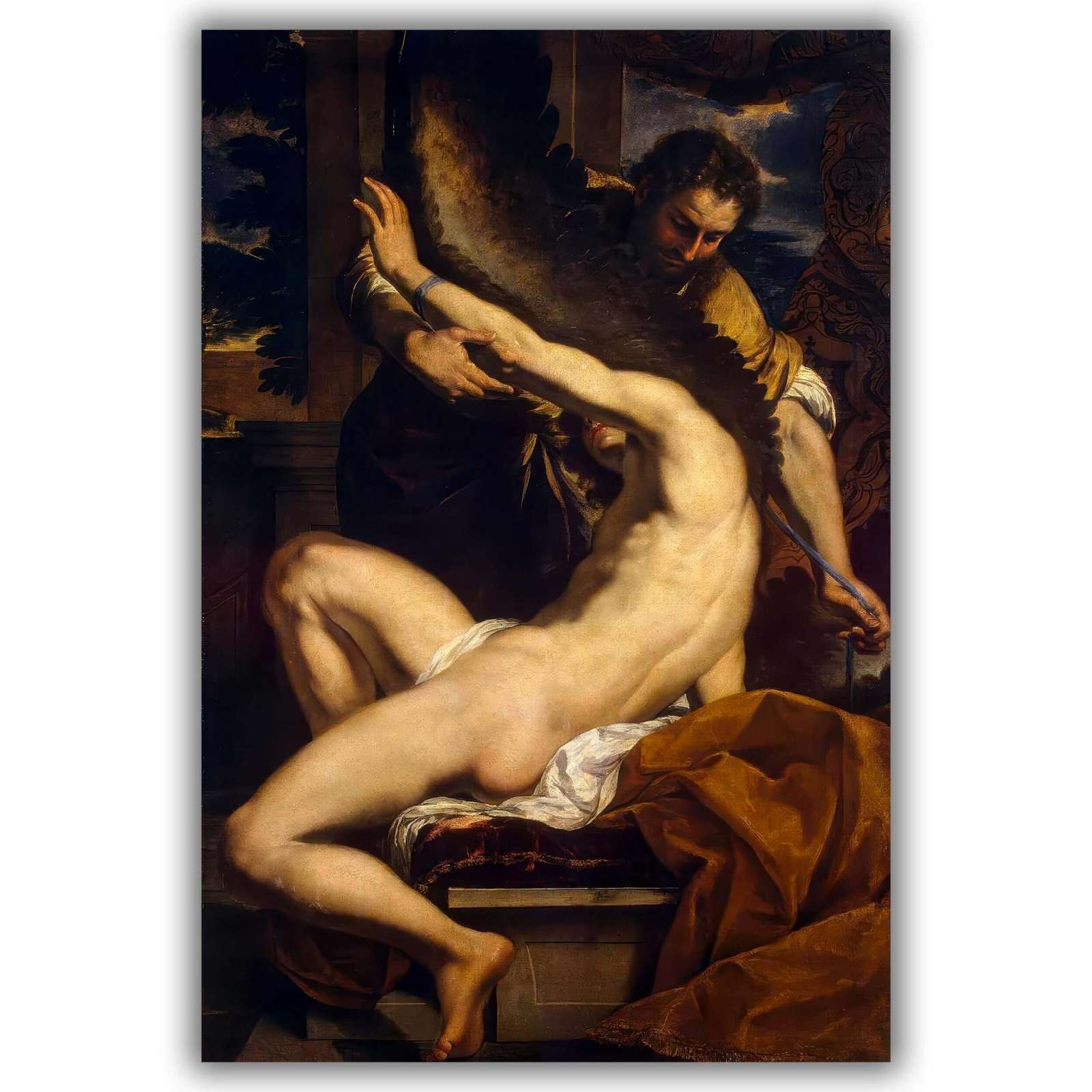 Reprodukcija „Dedalas ir Ikaras“, Charles Le Brun