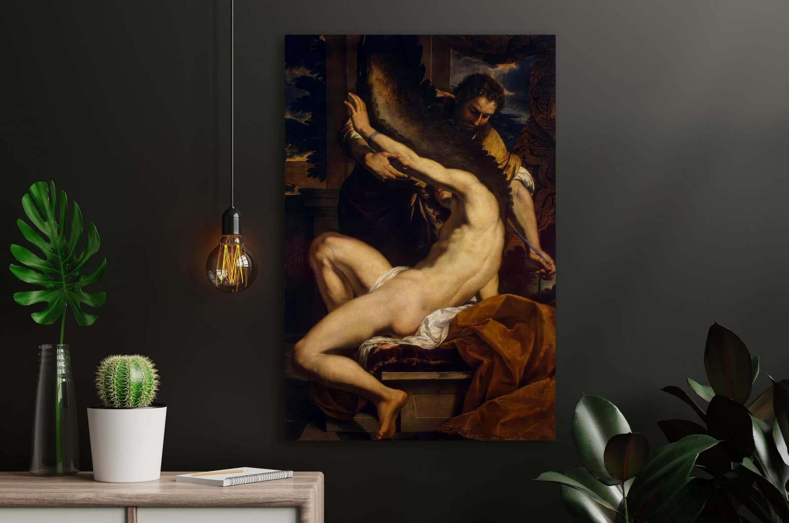 Reprodukcija „Dedalas ir Ikaras“, Charles Le Brun