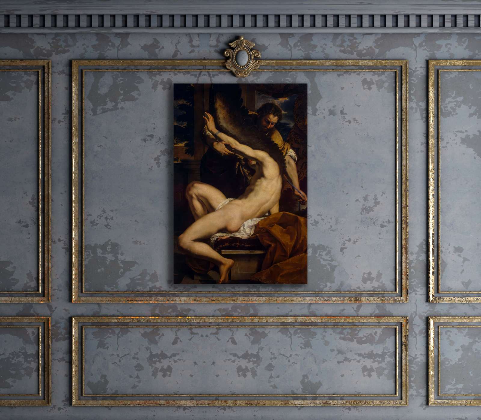 Reprodukcija „Dedalas ir Ikaras“, Charles Le Brun