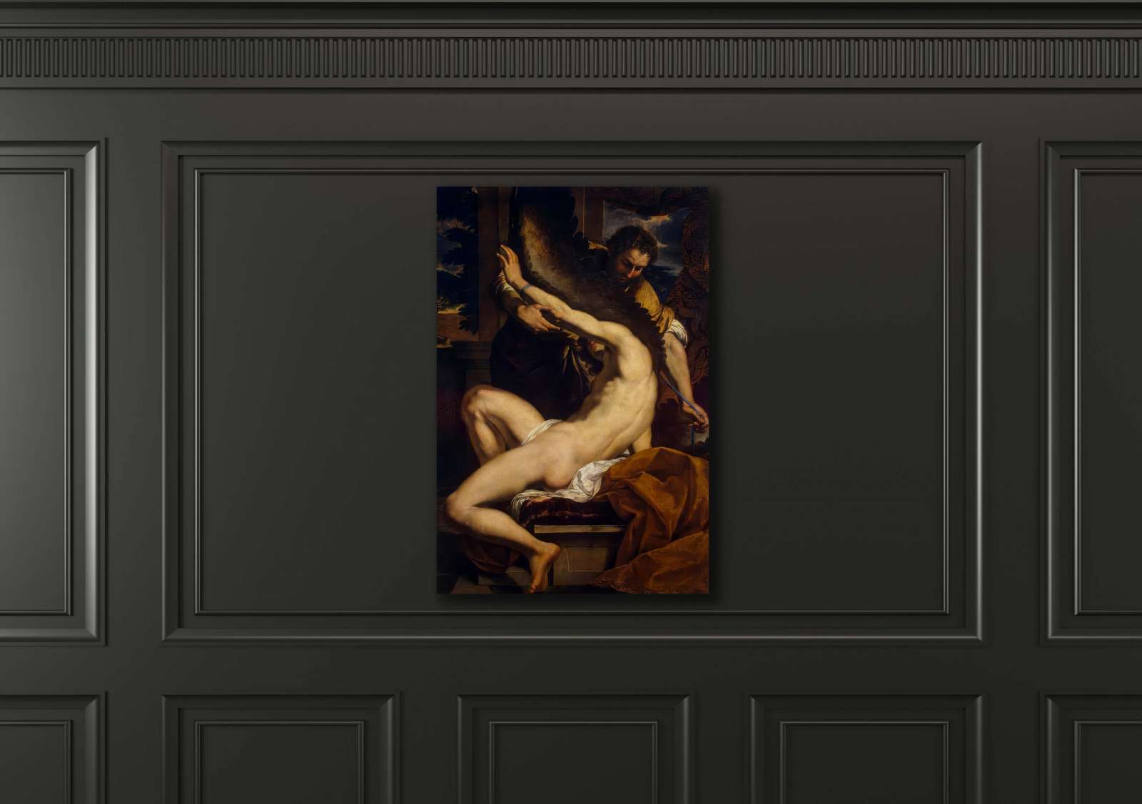 Reprodukcija „Dedalas ir Ikaras“, Charles Le Brun