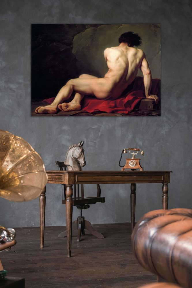 Reprodukcija „Patroklas“, Jacques-Louis David (1780)
