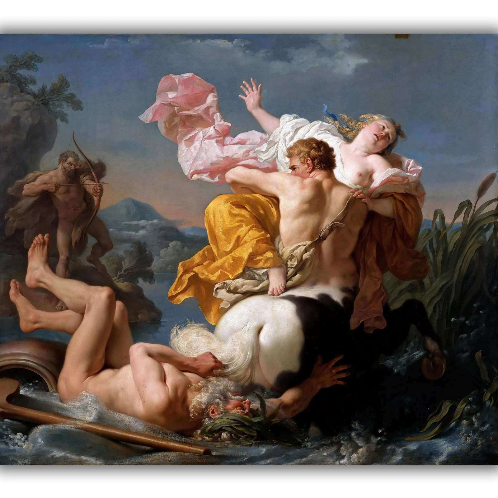 Reprodukcija „Dejaniros pagrobimas“, Louis Jean Francois Lagrenee