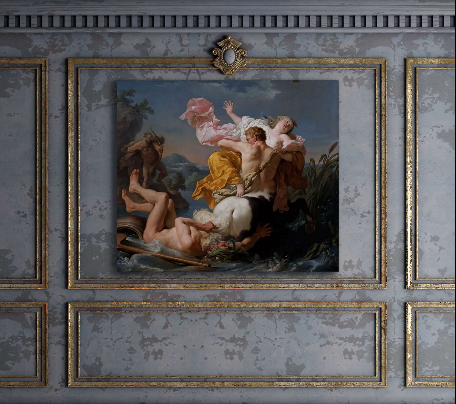 Reprodukcija „Dejaniros pagrobimas“, Louis Jean Francois Lagrenee