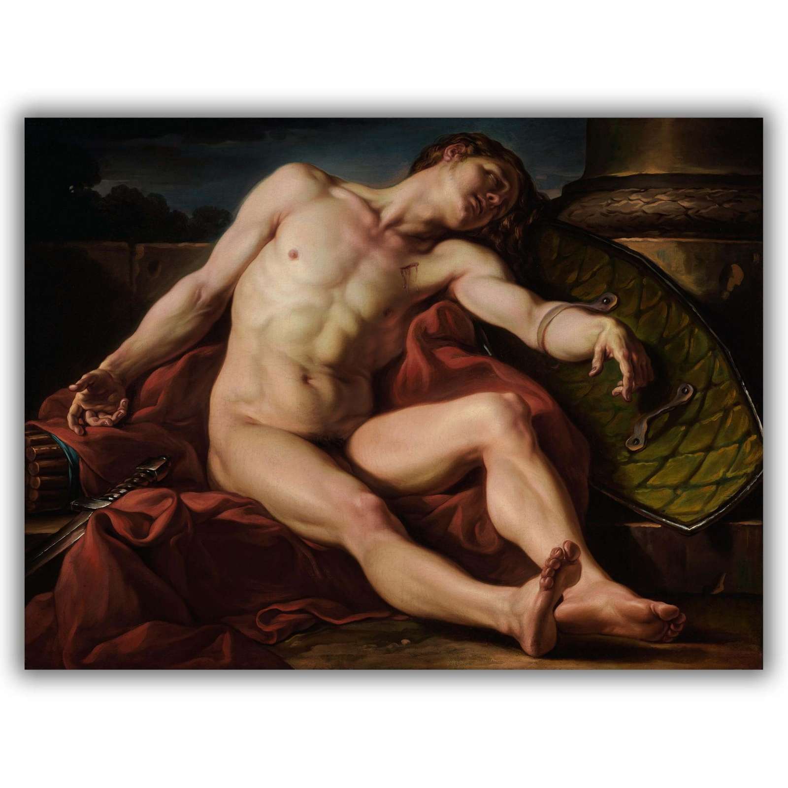 Reprodukcija „Mirštantis gladiatorius“, Jean Simon Berthelemy