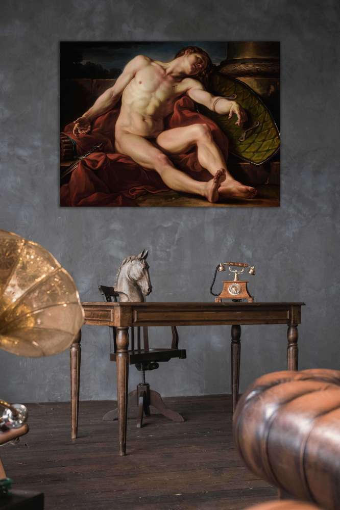 Reprodukcija „Mirštantis gladiatorius“, Jean Simon Berthelemy