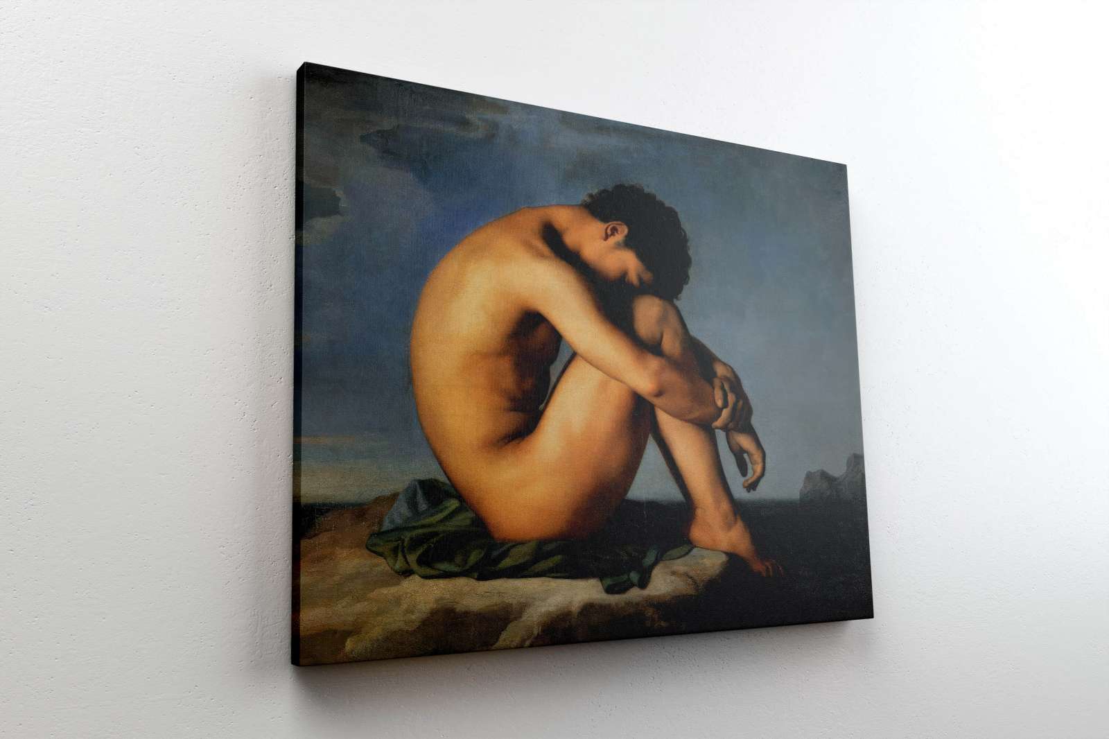 Reprodukcija „Jaunuolis prie jūros“, Hippolyte Flandrin