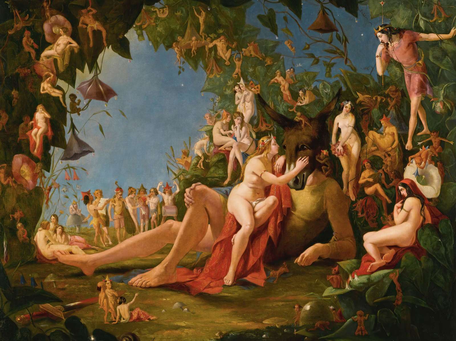 Reprodukcija „Vidurvasario nakties sapnas“, William John Montaigne