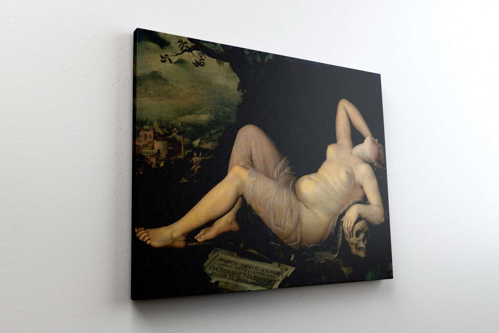 Reprodukcija „Miegas – mirties vaizdas“, Annibale Carracci
